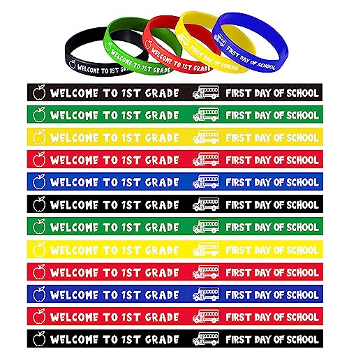 Welcome to 1st Grade Wristbands Bracelets,First Day of 1st Grade B...