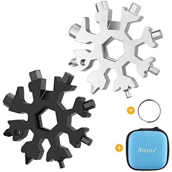 Aitsite 18-in-1 Snowflake Multi Tool Stainless Portable Steel Mult...