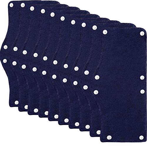 Cotton Hard Hat Sweatband Reusable Terry Cloth Snap-On Sweatband L...