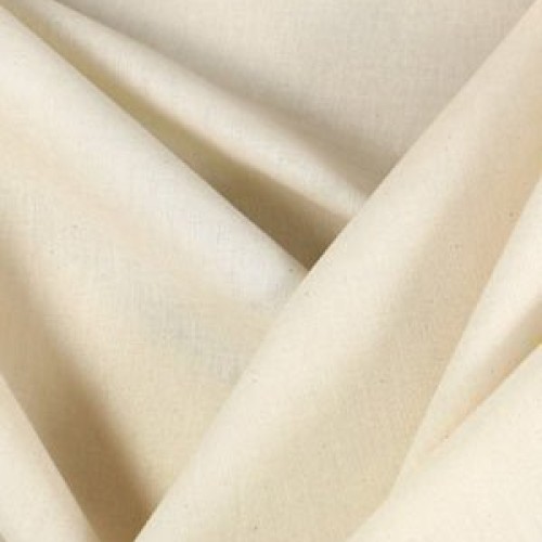 63 Unbleached Muslin Fabric - by the Yard
