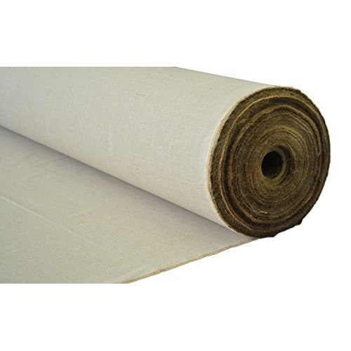 AK-Trading 60 Wide Burlap and Cotton Blend Natural Lint Free Line...