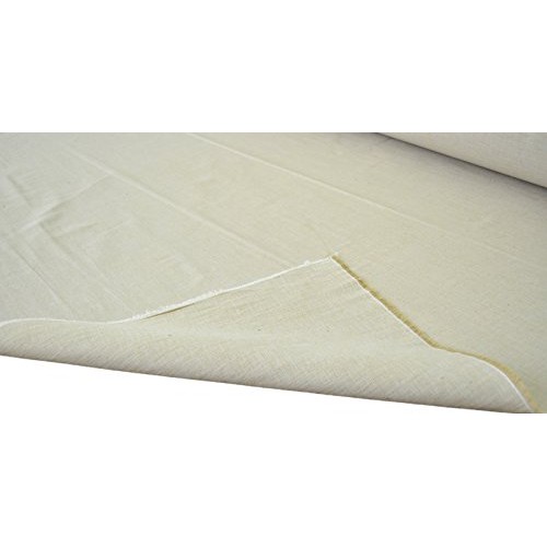 AK-Trading 60 Wide Burlap and Cotton Blend Natural Lint Free Line...