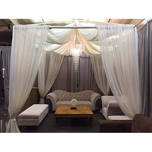 AK TRADING CO. 120 Wide 10ft Wide X 120 Yards Roll - Sheer Voil...