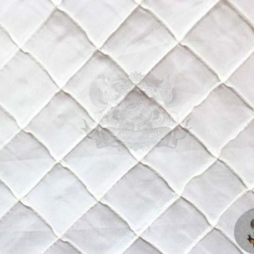 Taffeta Pintuck 2 Inches Fabric WHITE / 58 Wide / Sold by the yard