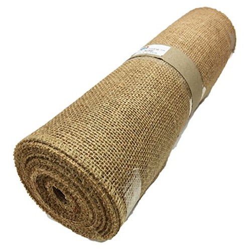 AK TRADING BUR14-10YDS Burlap Fabric Roll for DIY Crafts & Home Dé...