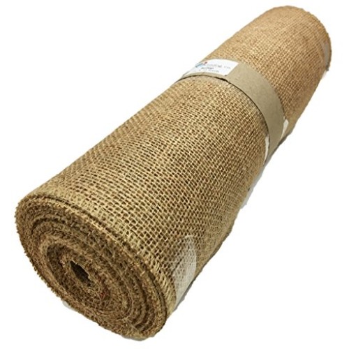 AK TRADING BUR14-10YDS Burlap Fabric Roll for DIY Crafts & Home Dé...