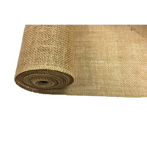 AK TRADING BUR14-10YDS Burlap Fabric Roll for DIY Crafts & Home Dé...