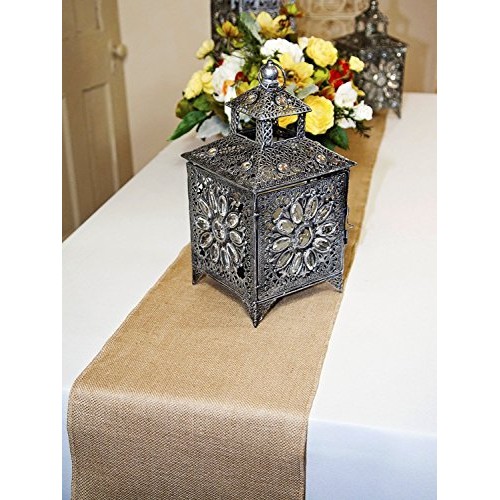 AK TRADING BUR14-10YDS Burlap Fabric Roll for DIY Crafts & Home Dé...