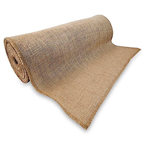 AK TRADING BUR14-10YDS Burlap Fabric Roll for DIY Crafts & Home Dé...