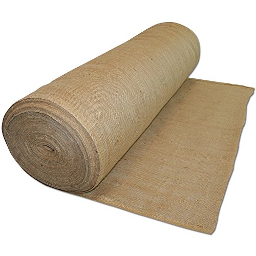 AK TRADING Long Hessian Natural Jute Decoration Burlap Rolls 60 W...