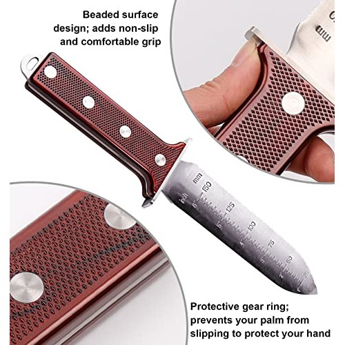 AKAKD Japanese Hori Hori Garden Knife - Stainless Steel Gardening ...