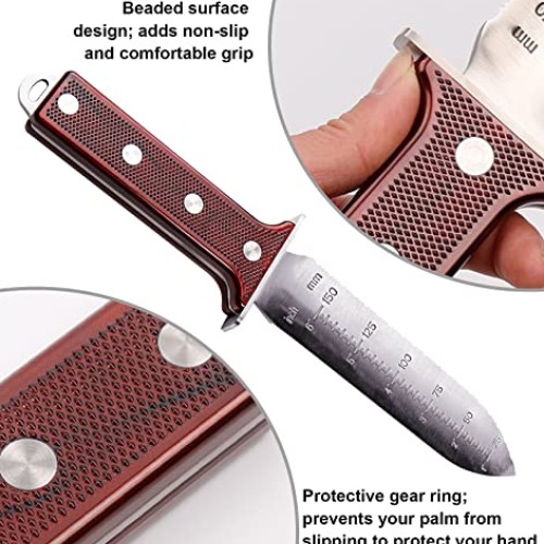 AKAKD Japanese Hori Hori Garden Knife - Stainless Steel Gardening ...