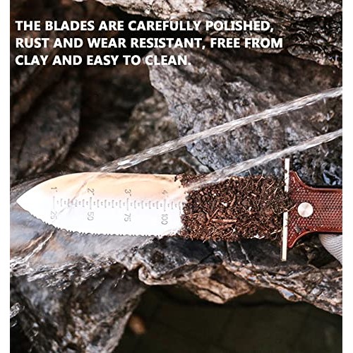 AKAKD Japanese Hori Hori Garden Knife - Stainless Steel Gardening ...