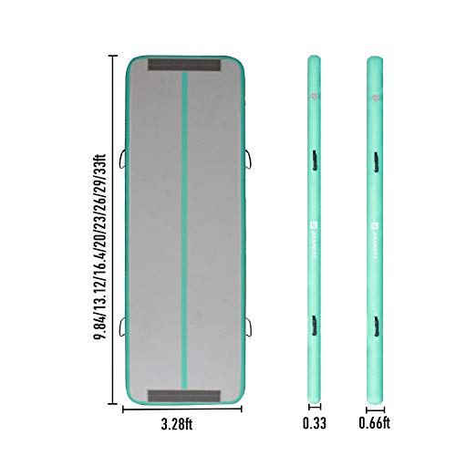 AKSPORT Gymnastics Air Mat Tumble Track Tumbling Mat Inflatable Fl...