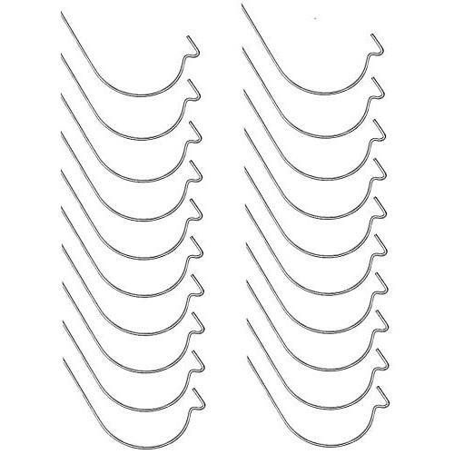 24pc Set ALAZCO Super Hooks - Hang Pictures Mirrors Clocks Wall Ar...