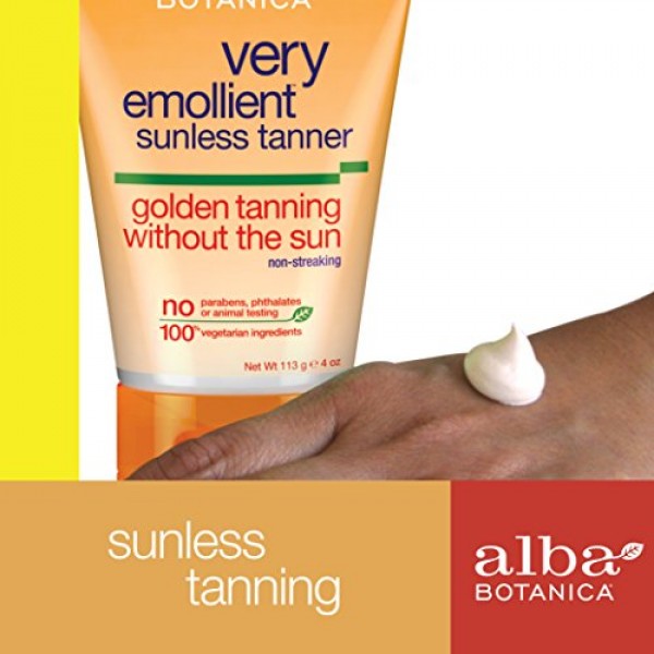 Alba Botanica Sunless Tanning Lotion, 4 Ounce