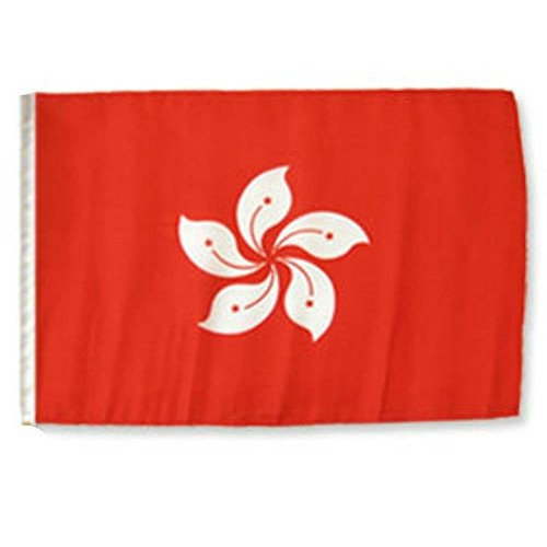 ALBATROS 12 inch x 18 inch Hong Kong Sleeve Flag for use on Boat, ...