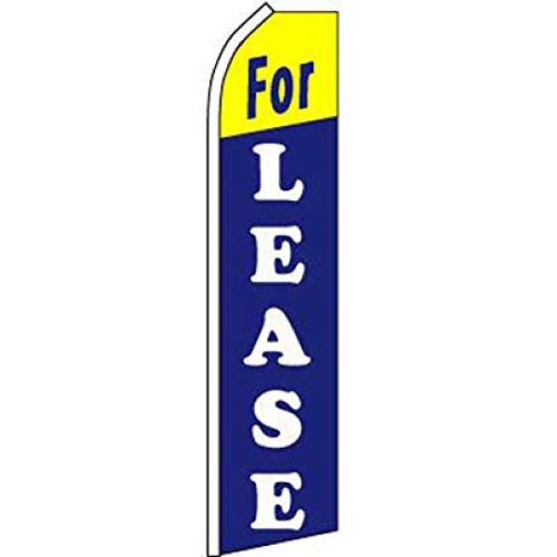 ALBATROS for Lease Blue White Yellow Swooper Super Feather Adverti...