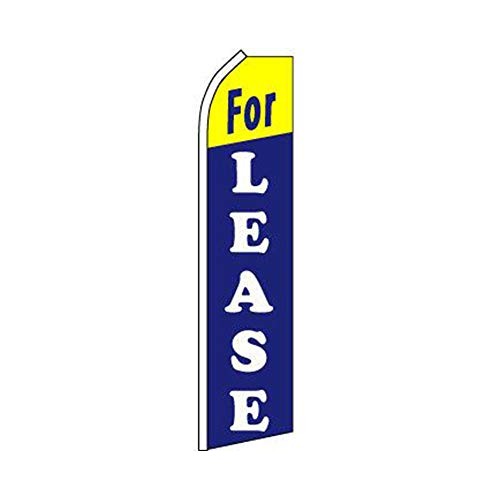 ALBATROS for Lease Blue White Yellow Swooper Super Feather Adverti...