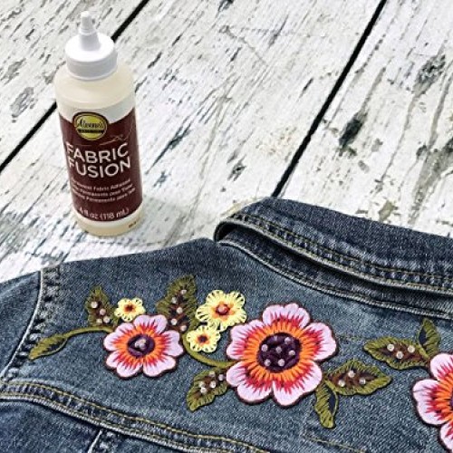 Aleenes Fabric Fusion Permanent Fabric Adhesive 4oz