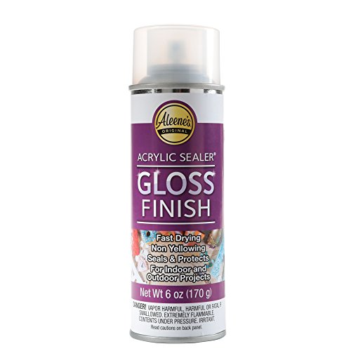 Aleenes Spray Gloss Finish 6oz Acrylic Sealer, Original Version