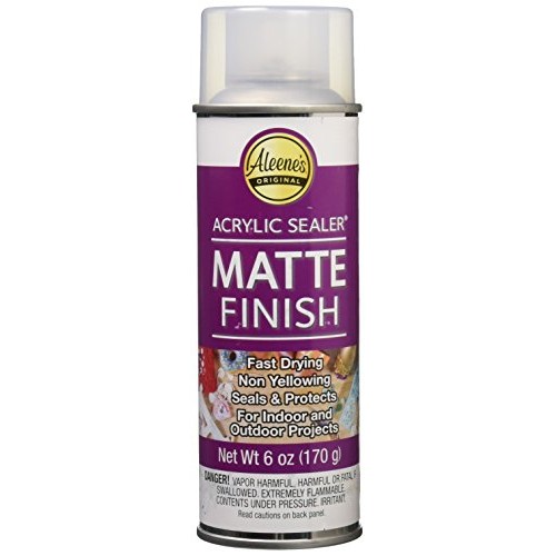 Aleenes Spray Matte Finish 6oz Acrylic Sealer, Original Version