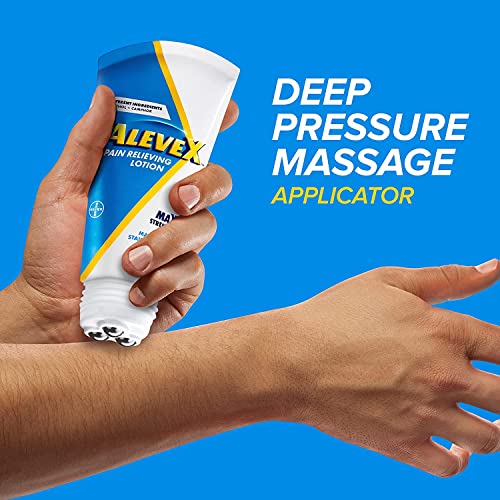 Aleve AleveX Pain Relieving Lotion with Rollerball, Powerful & Lon...