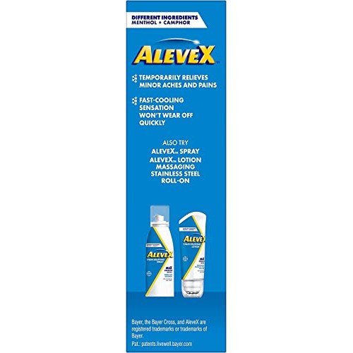 Aleve AleveX Pain Relieving Lotion with Rollerball, Powerful & Lon...
