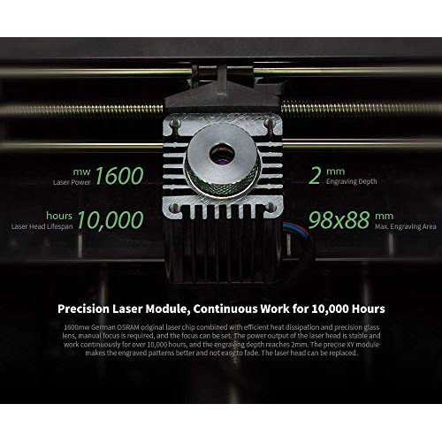 Laser Engraving Machine Mini Desktop Laser Logo Designer Multi Fun...