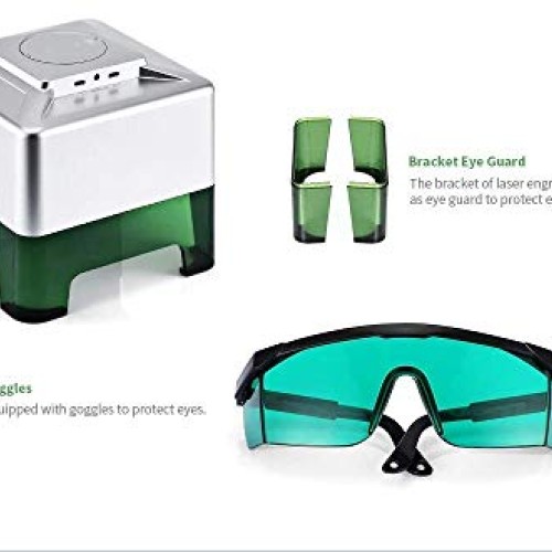 Laser Engraving Machine Mini Desktop Laser Logo Designer Multi Fun...