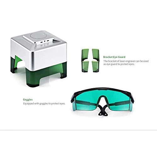 Laser Engraving Machine Mini Desktop Laser Logo Designer Multi Fun...