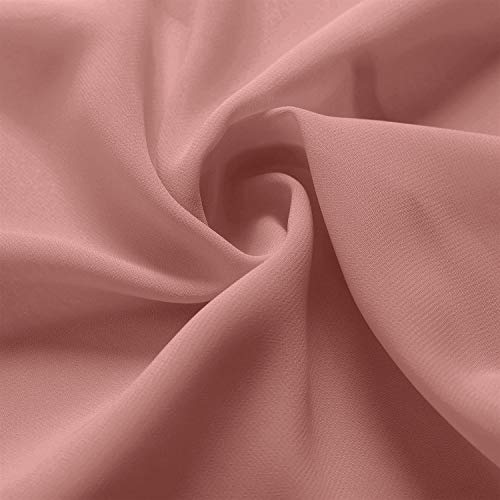 Alicepub Solid Color Sheer Chiffon Fabric by The Yard for Draping ...