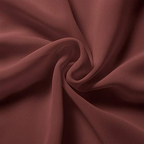 Alicepub Solid Color Sheer Chiffon Fabric by The Yard for Draping ...