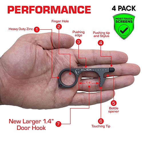 No Touch door opener tool - A must as a keychain accessories bottl...