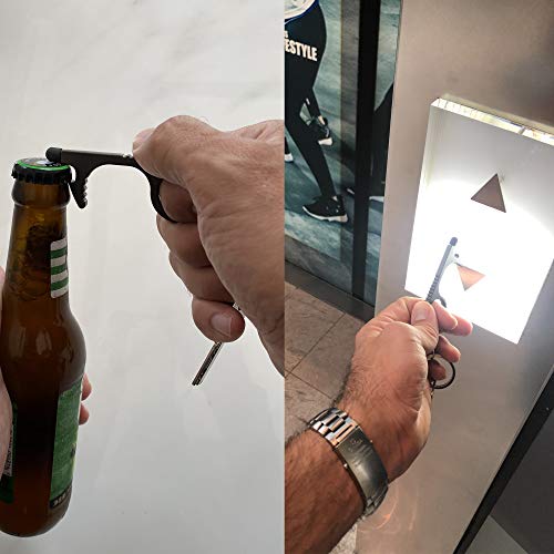 No Touch door opener tool - A must as a keychain accessories bottl...