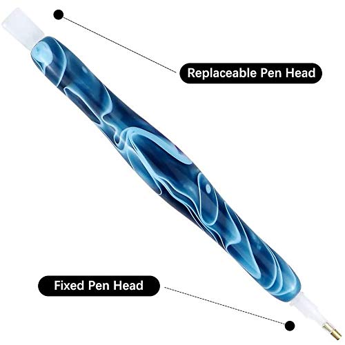 Resin Diamond Painting Pen Kits, Diamond Tool for 5D DIY Diamond E...