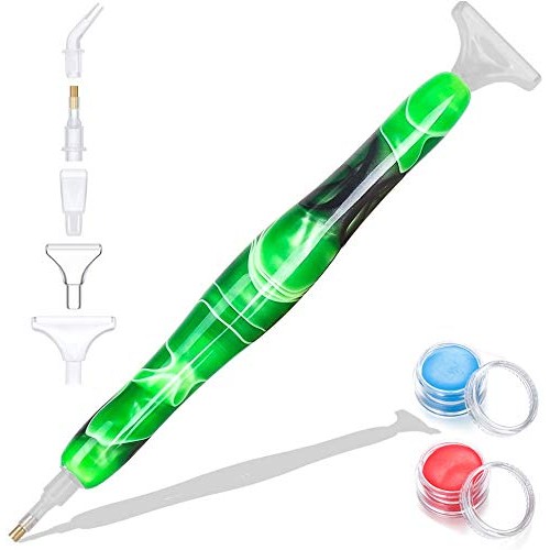 Resin Diamond Painting Pen Kits, Diamond Tool for 5D DIY Diamond E...