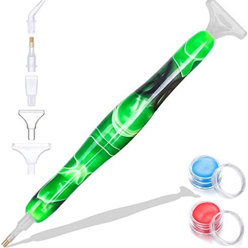 Resin Diamond Painting Pen Kits, Diamond Tool for 5D DIY Diamond E...