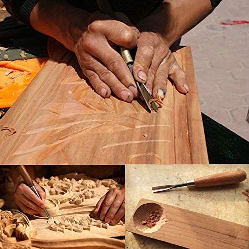 Alikeke 8 Piece Set Wood Carving Hand Chisel Tool Carving Tools Wo...