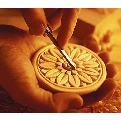 Alikeke Professional 12 Piece Wood Carving Chisel Set 8 Sharp Han...