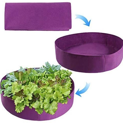 Alilyol Large Raised Garden Bed Plant Grow Bag, 15/50/100 Gallon G...