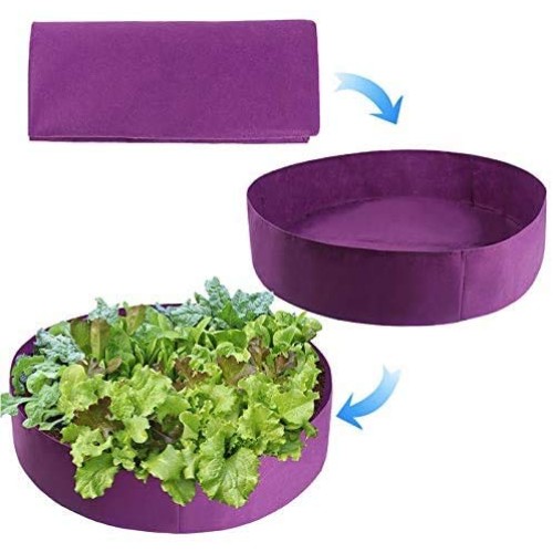 Alilyol Large Raised Garden Bed Plant Grow Bag, 15/50/100 Gallon G...