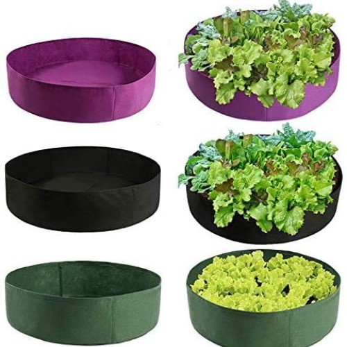 Alilyol Large Raised Garden Bed Plant Grow Bag, 15/50/100 Gallon G...