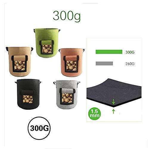 Alipher Potato Grow Bag 4/7/10 Gallon Potato Pot Garden Plant Bag ...