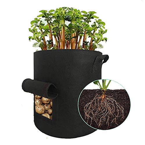 Alipher Potato Grow Bag 4/7/10 Gallon Potato Pot Garden Plant Bag ...