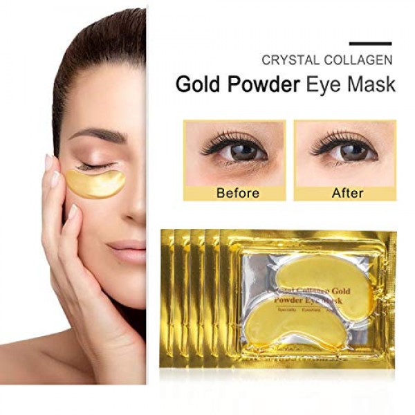 ALIVER Under Eye Patches 25 Pairs - Collagen Eye Mask, Under Eye...