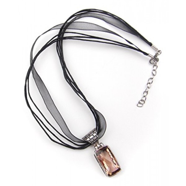 ALL in ONE 13 Colors Organza Ribbon Waxen Cord with Lobster Clasp ...