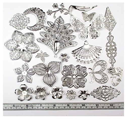 ALL in ONE Mixed Antique Bronze/gold/platinum Alloy Pendants Beads...