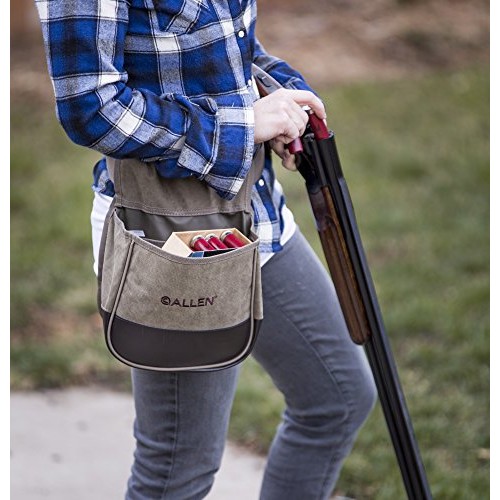 Allen Company Shot shell Bag, Double Compartment, Canvas, clay ...