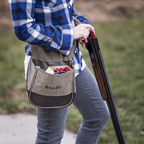 Allen Company Shot shell Bag, Double Compartment, Canvas, clay ...